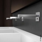 GEBERIT - Brenta Termostatická elektronická umyvadlová baterie pod omítku, bateriové napájení, easy to clean, chrom 116.278.21.1