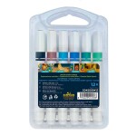 Spoko COLOUR POP sada 12 akrylových popisovačů 2-5 mm, plastový box