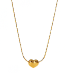 ELENYS Pure Heart – pozlacený náhrdelník 18K žluté zlato Délka náhrdelníku: 40+5 cm / max. 45 cm