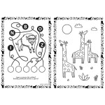 Jiri Models Jiri Models, 3334-7, omalovánky se samolepkami, ZOO