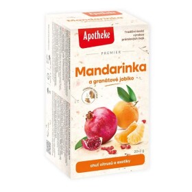 Apotheke čaj Mandarinka a granátové jablko 20x2g
