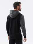 Pánská mikina Ombre Hoodie B1050 Black