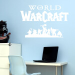 Samolepka World of Warcraft Barva: zelená, Velikost: 100 x 66 cm