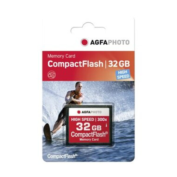 AgfaPhoto Compact Flash 300x CF 32GB / R:45 MB/s / W:25 MB/s (10435)