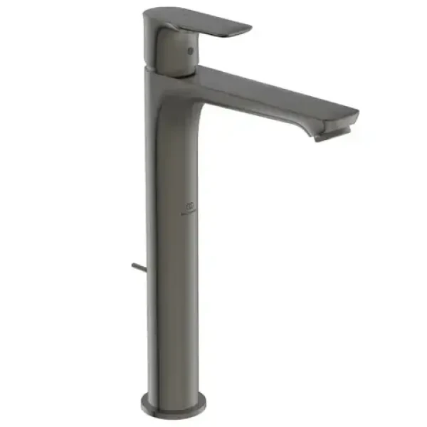 Ideal Standard - Umyvadlová baterie Slim s výpustí, BlueStart, Magnetic Grey (A7026A5)