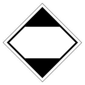 Etikety pro signalizaci nebezpečí 100x100mm, NEBEZPEČNÉ I V MALÉM MNOŽSTVÍ