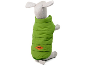 Baby zimní bunda pro psa Barva: Zelená, Délka zad (cm): 35, Obvod hrudníku: 59 - 62 cm