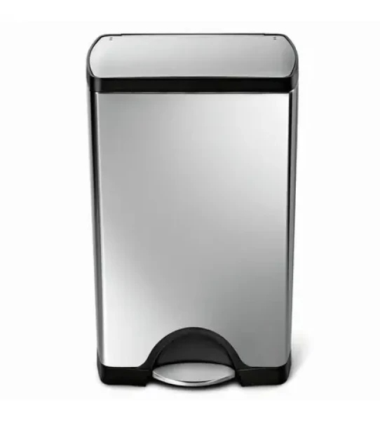 Simplehuman Pedálový odpadkový koš – 38 l / obdélníkový/ matná ocel/ FPP (CW1814)