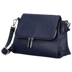 Stylová dámská koženková crossbody kabelka Kornelia, tmavě modrá