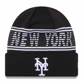 New Era Pánská zimní čepice New York Mets MLB Black Colorway 2024 Clubhouse Beanie