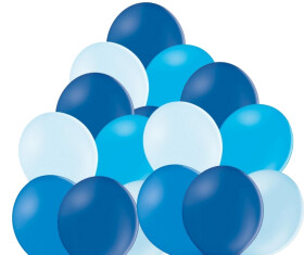 Mix modrých balónků 50 kusů Balonky.cz Mix modrých balónků 50 kusů Balonky.cz