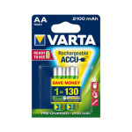 Varta Power Nabíjecí baterie AA / 1.2V / 2100 mAh / NiMH / 2 ks / v blistru (56706101402)