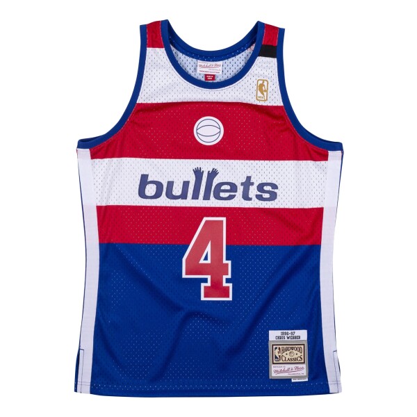 Mitchell & Ness Pánský dres Washington Wizards NBA Chris Webber #4 Washington Bullets 1996-97 Swingman Velikost: XL