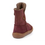 Dívčí zimní barefoot boty TEX SUEDE Bordeaux G3160250-1 - 29