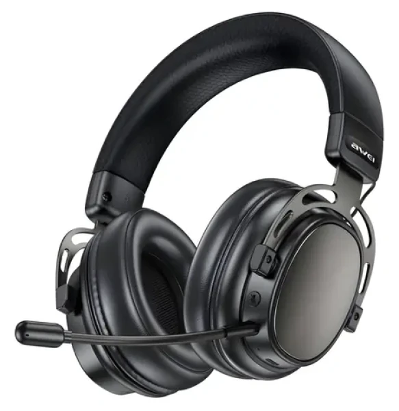 AWEI AT36 černá / Bezdrátová sluchátka s mikrofonem / Bluetooth 5.4 / ANC / Přes hlavu (AT36)