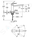 GROHE - BauCurve Dřezová baterie, chrom 31715000