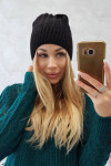Fleecová čepice Anna K238 černá UNI
