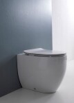 KERASAN - FLO WC sedátko, SLIM, Soft Close, bílá 319101