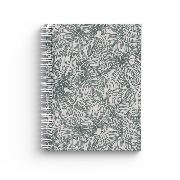 Twin wire blok A4 Soft Monstera
