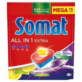 Somat All in Extra Lemon Lime tablety do myčky 75 ks