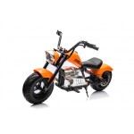 Mamido Dětská elektrická motorka Chopper Warrior 36V oranžová
