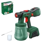 Bosch UniversalSpray 18V-300 Solo zelená / Aku stříkací pistole / 18V / nádoba 1200 ml / bez baterie a nabíječky (0603208100)