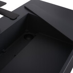 REA - Umyvadlo Archi 75 CM Grey MATT na desku - konglomerát REA-U4303