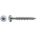 SPAX 880930140040060 R 88093 Ruko m.Spitze/T-STAR šroub do dřeva 4 mm 60 mm Torx, vnitřní korunka šestihranná ocel galvanizováno zinkem 500 ks