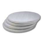 Podložka pod dort PEVNÁ Cake Star stříbrná vzor Grape kruh 40 cm 16" (1 ks)