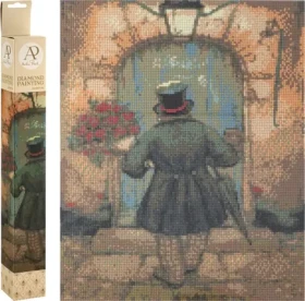 GRAFIX Diamantové malování Muž s růžemi