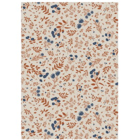 Ib Laursen Balicí papír Flower Motif – 5 m, multi barva, papír