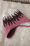 Dámská čepice Nikol K405 white+bordeaux+pink UNI