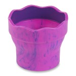 Faber-Castell Faber-Castell, 181527, kelímek na vodu CLIC&GO, mramorově růžová, 1 ks
