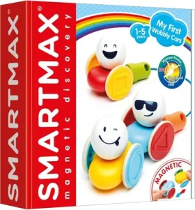 SMARTMAX Magnetická stavebnice Moje první autíčka 7 dílků