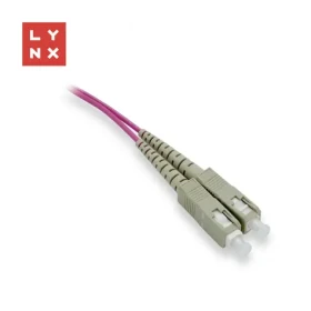 Lynx SC-SC / Optický patch kabel / Duplex / 50/125 MM OM4 / 2 m (LX-DPX-SC/SC-OM4-2)