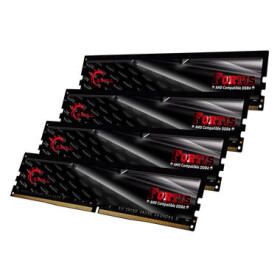 G.SKill Fortis AMD 64GB (4x16GB) 2400 MHz černá / DDR4 / 15-15-15-39 / 1.2V (F4-2400C15Q-64GFT)