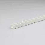 Profil U PVC bily lesk 6.2x8.7x1000
