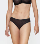 TRIUMPH SIGNATURE SHEER - Tai kalhotky s neviditelným střihem a jemnou krajkou Triumph BLACK 40