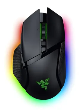 Razer Basilisk V3 Pro 35K černá / Bezdrátová herní myš / HyperScroll / 35000 DPI / 11 tlačítek / RF/BT/USB-A (RZ01-05240100-R3G1)