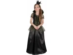 MaDe 09203 - Šaty na karneval - zlá královna, 130 - 140 cm