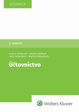 Účtovníctvo - Zuzana Juhászová; Renáta Pakšiová; Lucia Ondrušová; Martina Mateášová