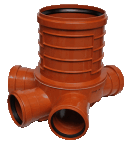 MIDAS Dno šachtové DN 400/110 Prav.Lev. , s těsněním , z PP