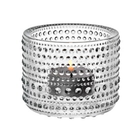 Iittala Skleněný svícen Kastehelmi 6,4 cm – Clear, čirá barva
