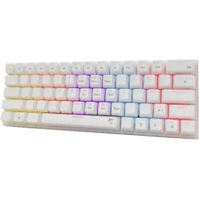White Shark GK-002211V2 WAKIZASHI 2 bílá / herní mechanická klávesnice / US layout / USB / LED (WAKIZASHI-2-US-W-RED)