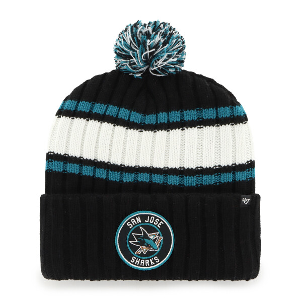 47 Brand Pánská zimní čepice San Jose Sharks NHL Plateau ’47 Cuff Knit