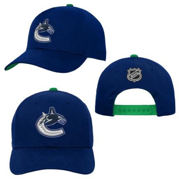 Outerstuff Dětská kšiltovka Vancouver Canucks NHL Precurved Snap