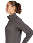 ICEBREAKER Wmns Mer 260 Waffle Knit Wander LS Half Zip, Obsidian (vzorek) velikost: S