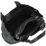 Trendy dámský koženkový set kabelek Catia, černý