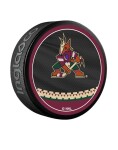 Inglasco / Sherwood Puk Arizona Coyotes Reverse Retro Jersey Souvenir Collector Hockey Puck