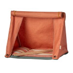 Maileg Stan pro myšky Maileg Happy Camper Orange, oranžová barva, textil
